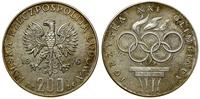 200 złotych 1976, Warszawa, Igrzyska XXI Olimpia