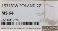 Polska, 2 złote, 1972