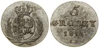 5 groszy, 1811 IB, Warszawa, słabo widoczne prze