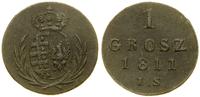 Polska, 1 grosz, 1811 IS