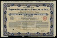 Rzeczpospolita Polska (1918–1939), obligacja na okaziciela na 6 1/2 % wartości 1.000 franków, 10.08.1931