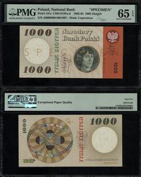 1.000 złotych 29.10.1965, seriaA, numeracja 0000