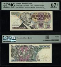 2.000.000 złotych 14.08.1992, seria A, numeracja