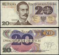 20 złotych 1.06.1982, seria AB, numeracja 352629