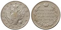 rubel 1822/ПД, Petersburg, moneta czyszczona, Bi