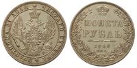 rubel 1848/HI, Petersburg, moneta czyszczona, Bi