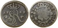 Polska, 1 grosz, 1765 VG