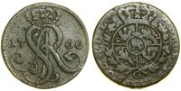 Polska, 1 grosz, 1766 G