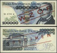 Polska, 100.000 złotych, 1.02.1990