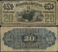 Peru, 20 soli, 30.07.1879