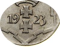 Polska, 10 fenigów, 1923