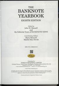 wydawnictwa zagraniczne, Mussel John W., Boswell Barry, Mac Devitt Martin – The Banknote Yearbook, ..