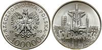 100.000 złotych 1990, USA, Solidarność 1980–1990