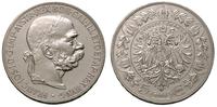 5 koron 1900, srebro 23.91 g, czyszczone