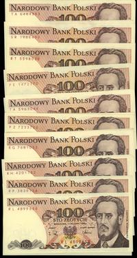 Polska, zestaw 48 banknotów, 1982–1988