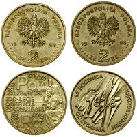 Polska, zestaw 2 x 2 złote, 1998