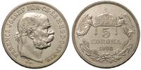 5 koron 1908/KB, Kremnica, srebro 23.98 g