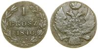 Polska, 1 grosz, 1840 MW