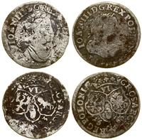 Polska, zestaw: 2 x szóstak, 1683