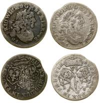 Niemcy, zestaw: 2 x szóstak, 1681, 1682