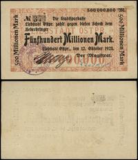 500 milionów marek 12.10.1923, numeracja 371, zł