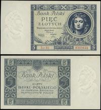 5 złotych 2.01.1930, seria BU, numeracja 8203646