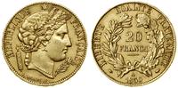 Francja, 20 franków, 1850 A