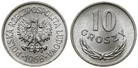 Polska, 10 groszy, 1968