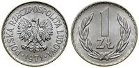 Polska, 1 złoty, 1971