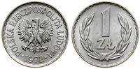 Polska, 1 złoty, 1972