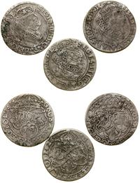 lot 3 x szóstak 1624, 1625, 1626, Kraków, razem 