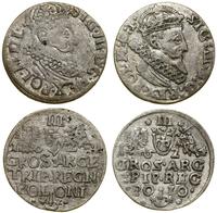 Polska, zestaw: 2 x trojak, 1621 i 1624