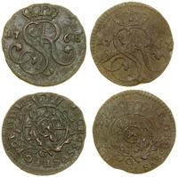 Polska, zestaw: 2 x grosz, 1767 G, 1768 G