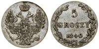 Polska, 5 groszy, 1840 MW