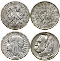 Polska, zestaw: 2 x 5 złotych, 1932, 1935