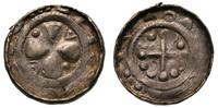 denar krzyżowy X / XI w, moneta będąca w obiegu 
