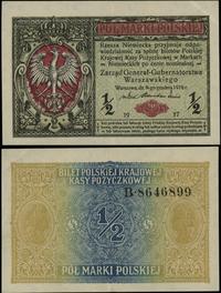 Polska, 1/2 marki polskiej, 9.12.1916