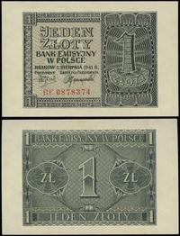 Polska, 1 złoty, 1.08.1941