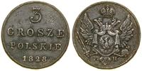 Polska, 3 grosze polskie (trojak), 1828 FH