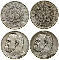 Polska, zestaw: 2 x 5 złotych, 1935, 1936