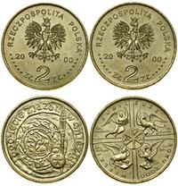 Polska, zestaw: 2 x 2 złote, 2000