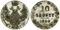 Polska, 10 groszy, 1840