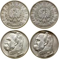 Polska, lot 2 x 10 złotych, 1935, 1936