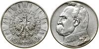 10 złotych 1935, Warszawa, Józef Piłsudski, Parc