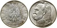 10 złotych 1935, Warszawa, Józef Piłsudski, Parc