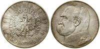 10 złotych 1939, Warszawa, Józef Piłsudski, prze