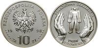 Polska, 10 złotych, 1998