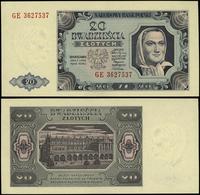 Polska, 20 złotych, 1.07.1948