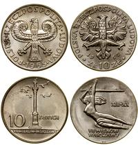 Polska, zestaw 2 x 10 złotych, 1965