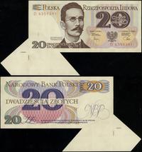 Polska, 20 złotych - błąd druku, 1.06.1982